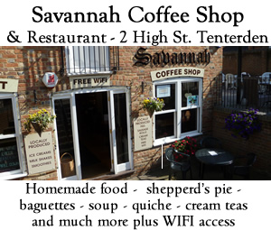 Savannah Coffee shop Tenterden